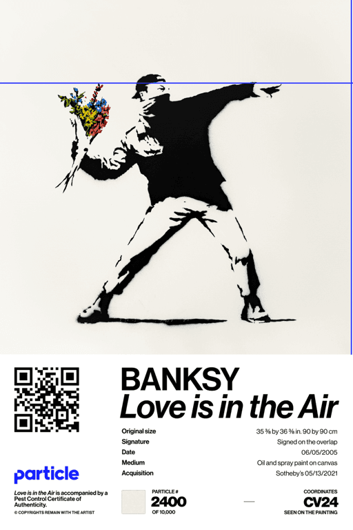 Banksy | Love Is In The Air #2400