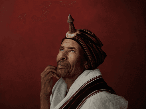 Ethiopia - Portraits - Portrait of Gash Megersa with Aba Gadaa attire