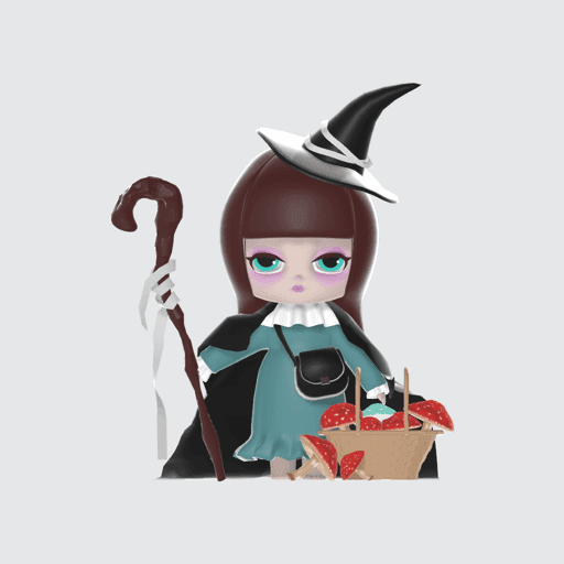 witch girl 2D #003