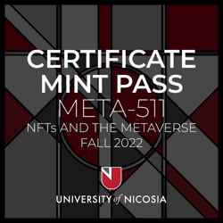 META-511 Certificate Mint Pass - Fall 2022