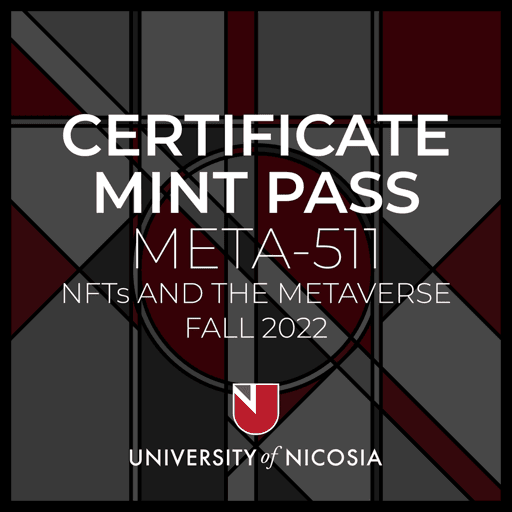 META-511 - Certificate Mint Pass - Fall 2022 #214/840