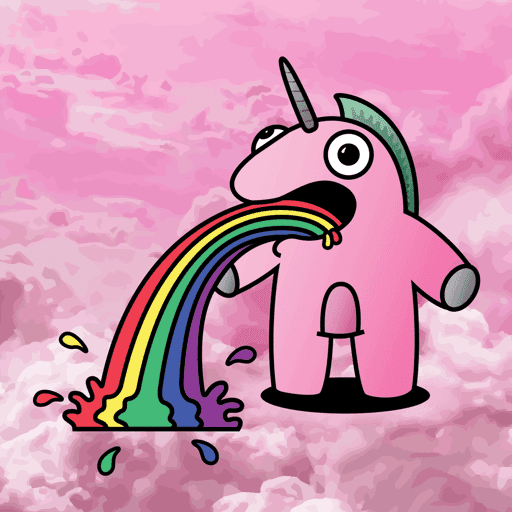 Sick Unicorn - Pink