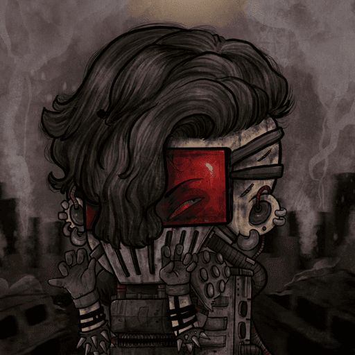 MISSINGNOSE POSTAPOCALYPTIC RED MASK GANG1 FIGTHING HAG