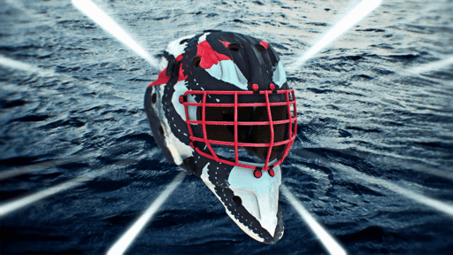 Kraken Goalie Mask 7 #113