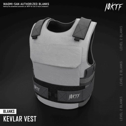 Blank Kevlar Vest