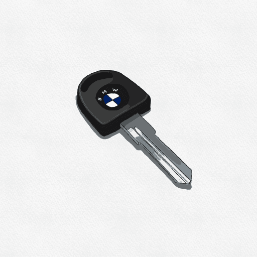 1988 BMW M5 Car Key