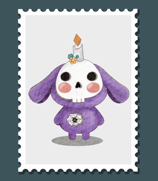 Stamp#016_little doggy Hallow