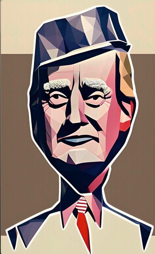 Trump Digital Trading Cards(Eth) #60