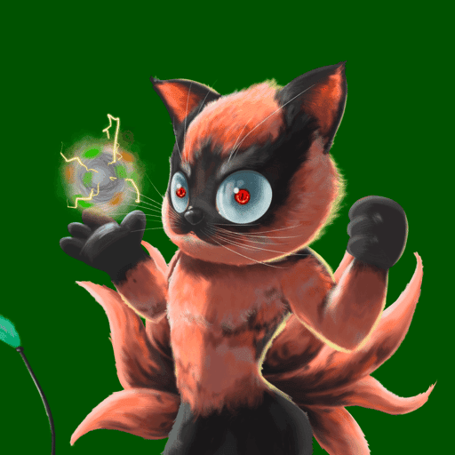 Nine Tails Siamese Cat