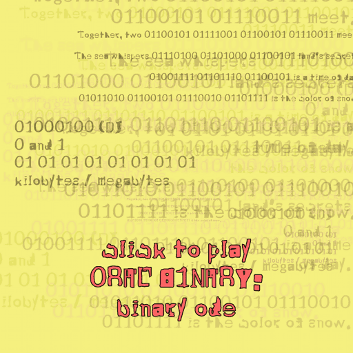 ORAL BINARY: BINARY ODE #9