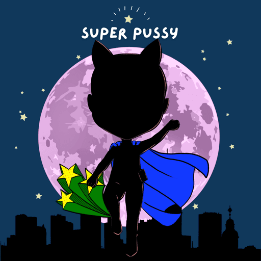 SuperPussy Coloring Book