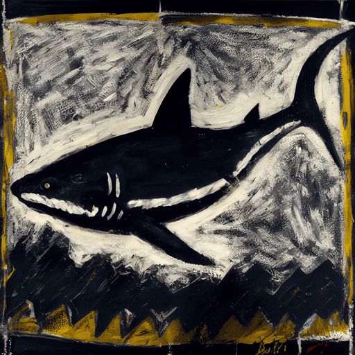 Abstract Shark by Kimi #30