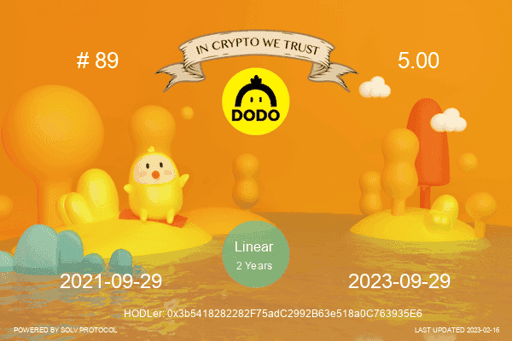 DODO Allocation Voucher #89 - 5.00 - Linear