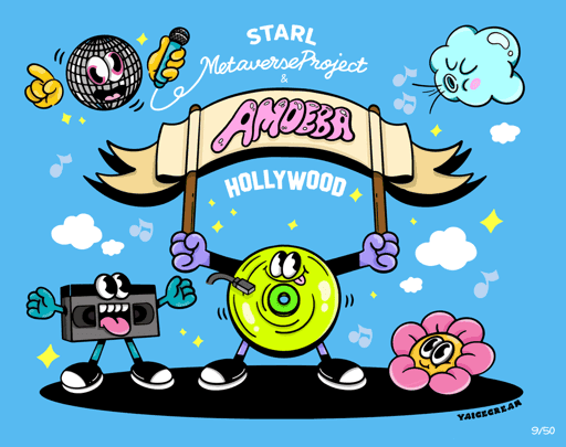 YAICECREAM x Amoeba x STARL 017