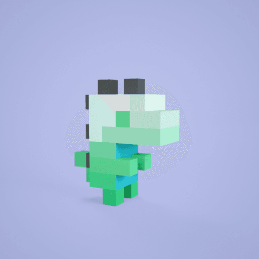 3D tiny dino #0033