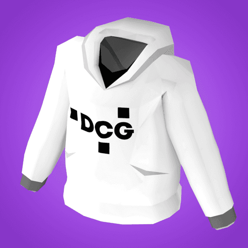 DCG White Hoodie