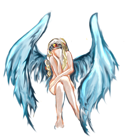 Lonely angel