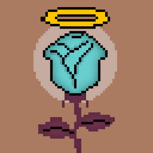 Pixel Roses #7