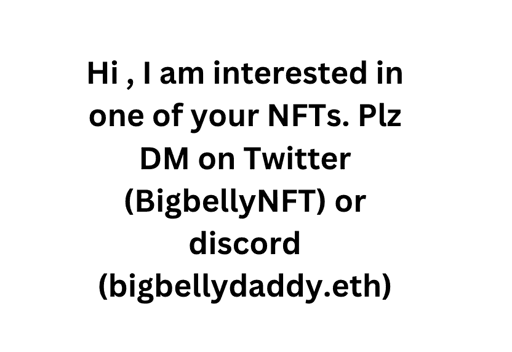 NFT Interest : BigBellyDaddy