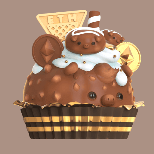 016 Booka : ETH Rocher cupcake