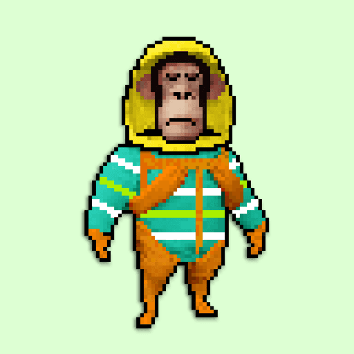 Pixel Radioactive Ape #986