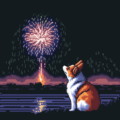 Pixel New Years #39