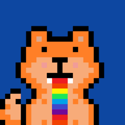 Pixelated Shiba Inu