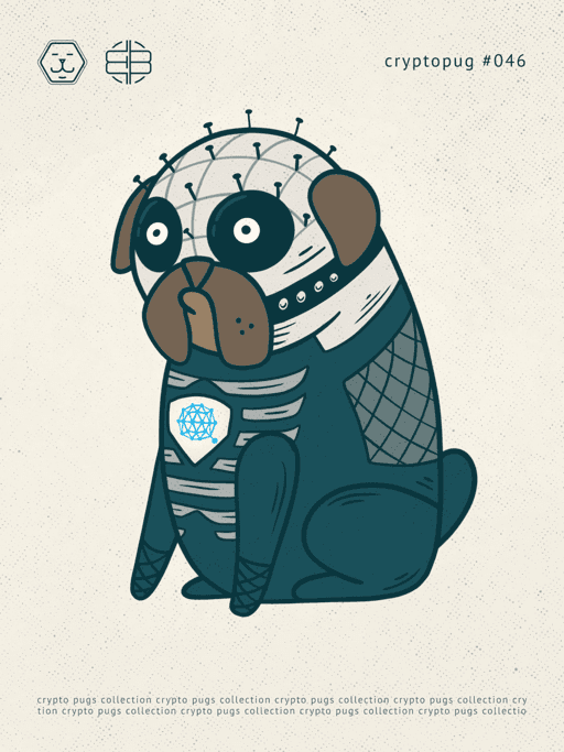 Crypto pug QTUM