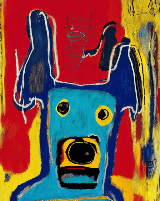 Basquiat Dog #184