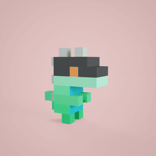 3D tiny dino #0015