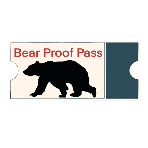 Bear Proof Pass  #977