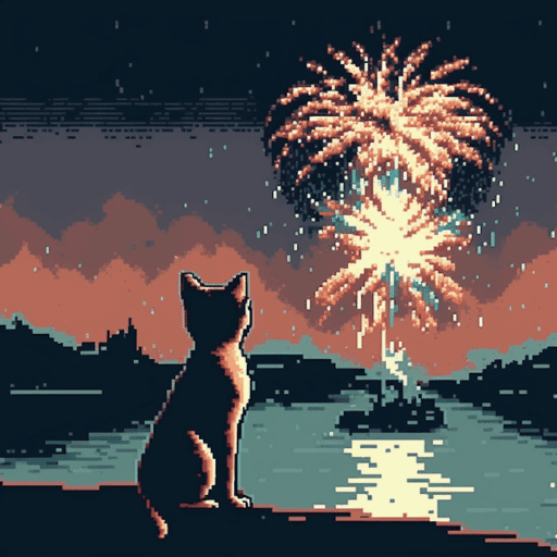 Pixel New Years #30