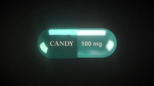 Turquoise Candy Pill