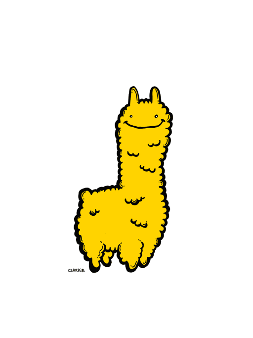 CryptoDoodle09: Smilinglllama 