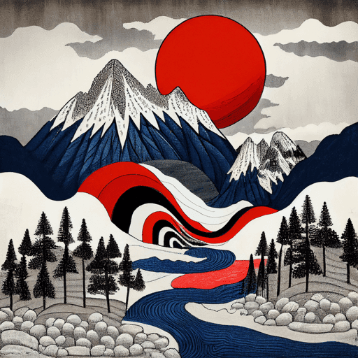 Ukiyo-e Landscape by Warwick #361