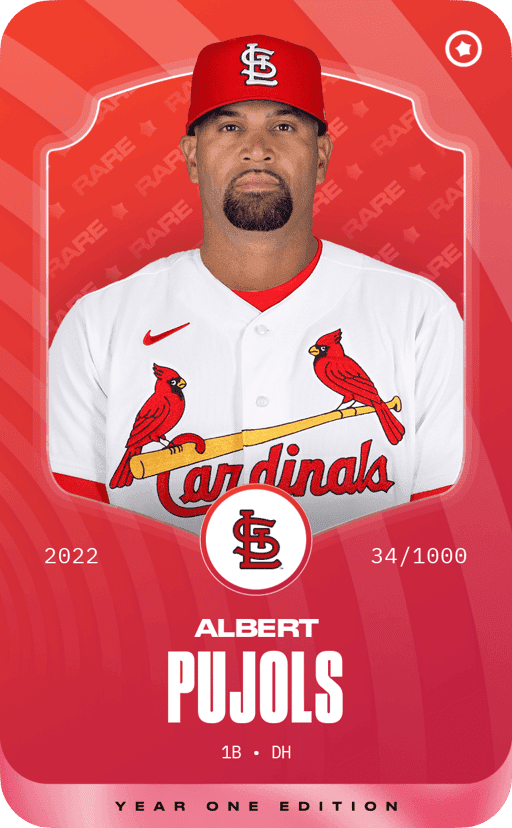 Albert Pujols 2022 • Rare 34/1000