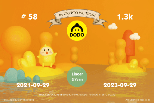 DODO Allocation Voucher #58 - 1300.00 - Linear