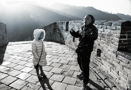 Scarlett In China On The Great Wall #0943