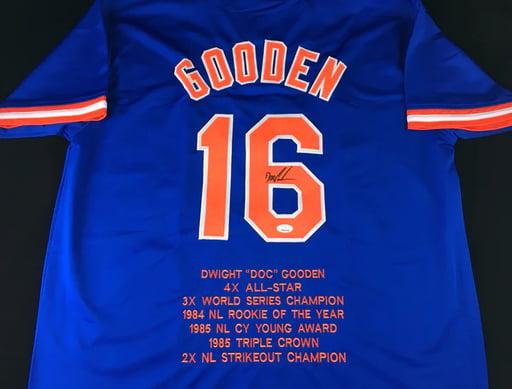 Dwight Gooden Autographed Jersey