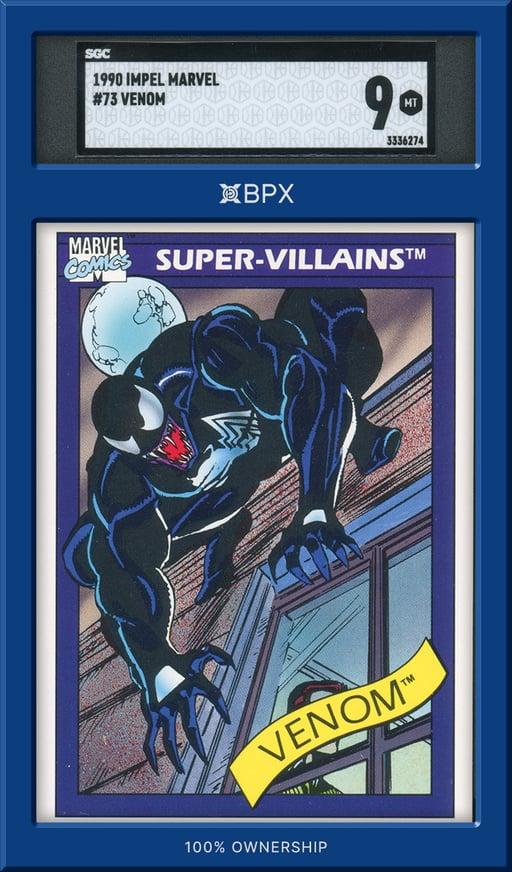 1990 Marvel Venom - SGC 9 (Cert: 3336274)