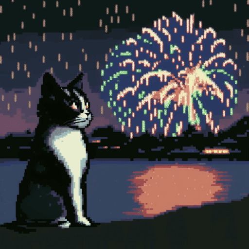 Pixel New Years #45