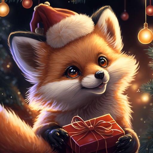 Christmas fox