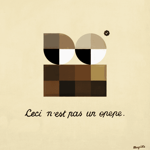 Opepen Magritte Original