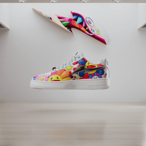 RTFKT x Nike Air Force 1 - Murakami Drip 🌸💧