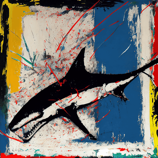 Abstract Shark by Kimi #16