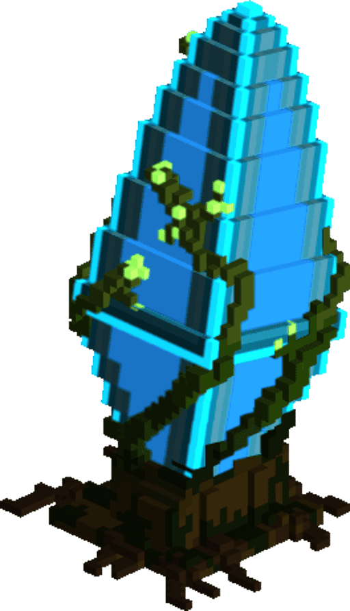 Forest crystal totem