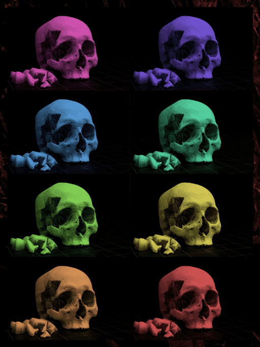 Tones of skulls