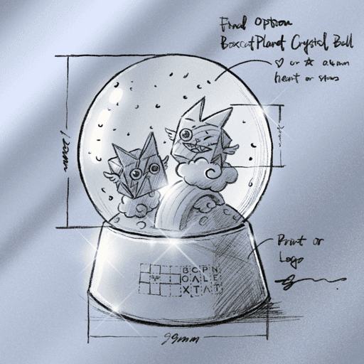 BoxcatSilverCrystalBall