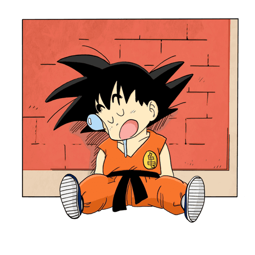 Little sleeping Goku