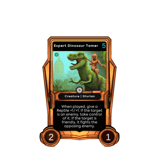 Expert Dinosaur Tamer - Bronze Frame